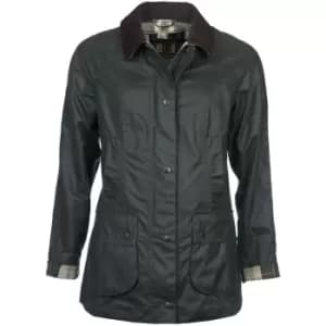 Image of Barbour Womens Beadnell Wax Jacket Sage 10