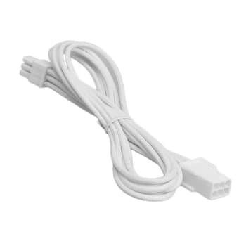 Image of BitFenix Alchemy 6Pin PCIe Extension 45cm - sleeved white/white