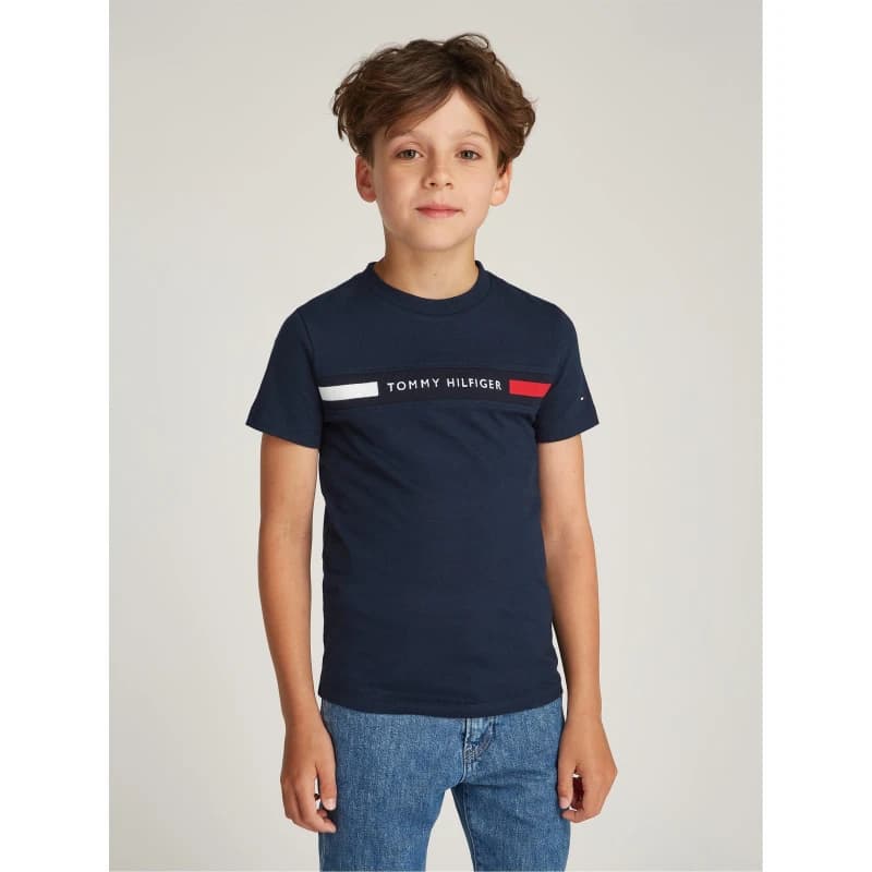 Image of Tommy Hilfiger Kids T-Shirt Navy C1G male 6Y