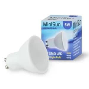 Image of Pack of 10 5W GU10 Warm White LED Bulbs