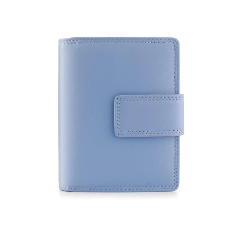 Image of PRIMEHIDE 'Verona' Leather Coin Purse Blue
