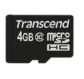 Image of Transcend microSDXC/SDHC Class 10 4GB