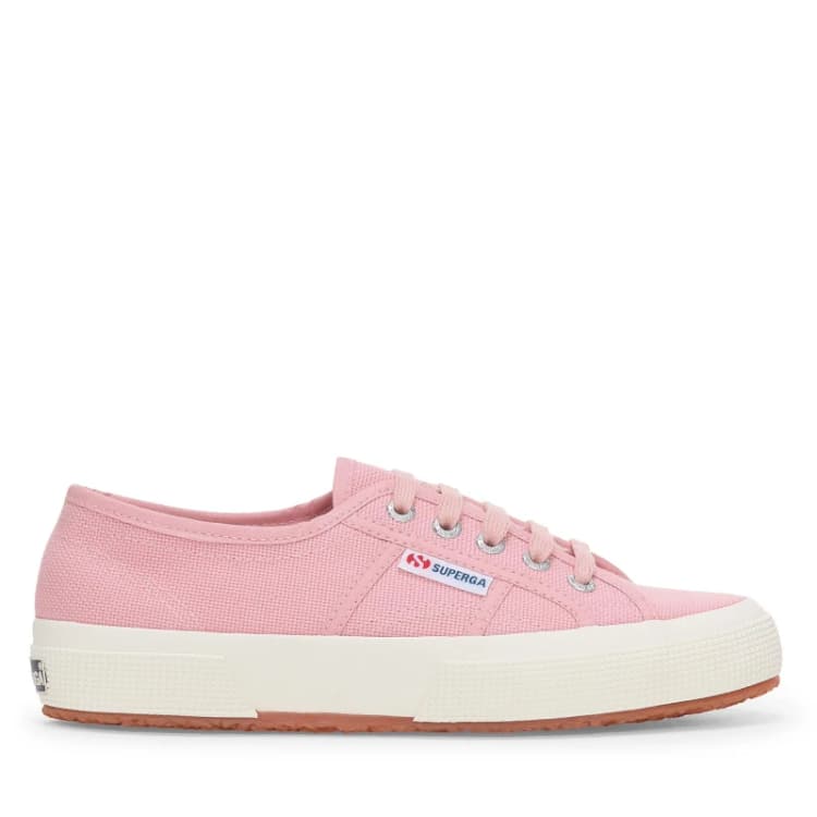 Image of Superga Womens Canvas Low Trainers Pink Lilac female 4 (37)
