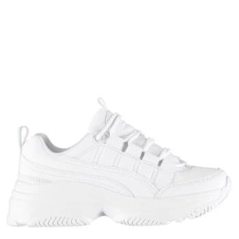 Image of Fabric Luca Trainers Womens - White