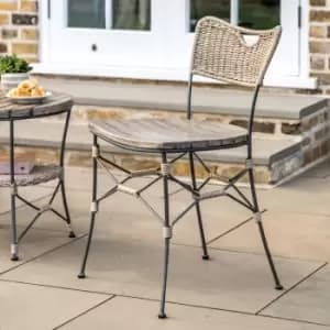 Image of Gallery Outdoor Set of 2 Gallery Outdoor Nosek Dining Chairs in Natural