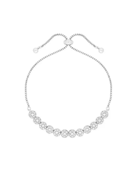 Image of Jon Richard CZ Circle Pave Bracelet