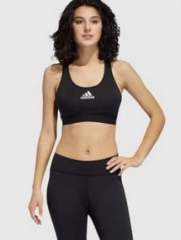 Image of adidas Don't Rest Alphaskin Bra - Black, Size 2Xs, Women
