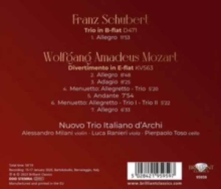 Image of Mozart: Divertimento, KV563 CD / Album