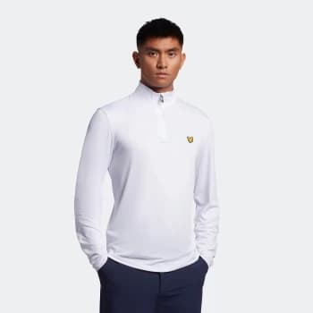 Image of Mens Golf Stretch Midlayer - White - XXL