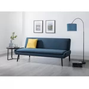 Image of Julian Bowen Gaudi 2 Seater Curled Base Sofabed Blue