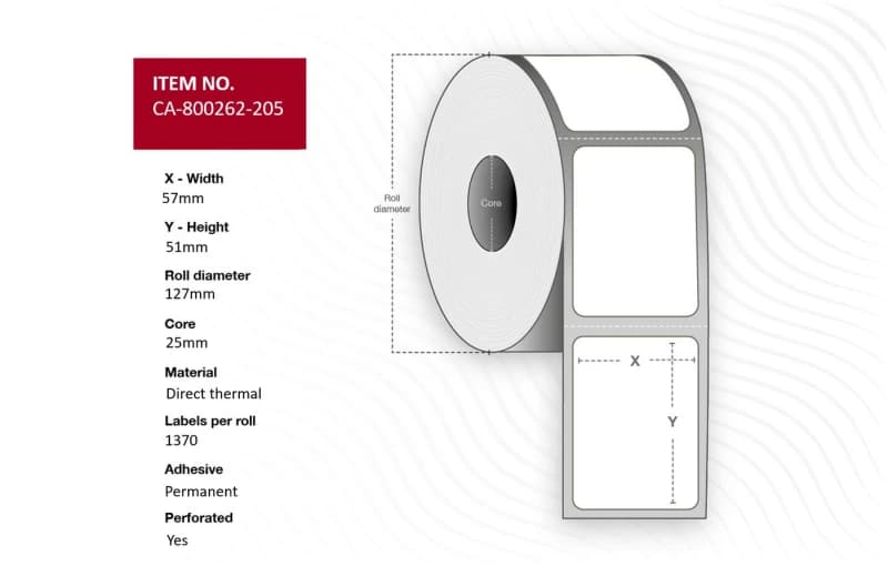 Image of CAPTURE Lel 57 x 51mm. Core 25mm.
