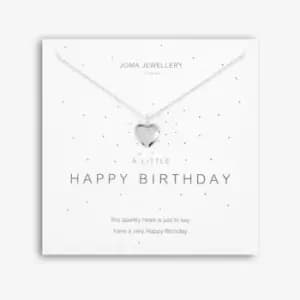 Image of A Little Happy Birthday Silver 46cm + 5cm Extender Necklace 5273