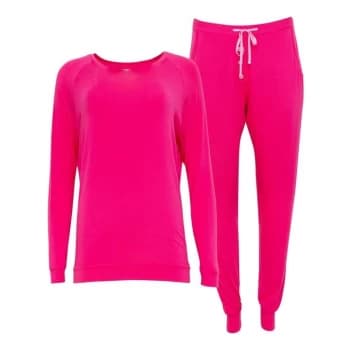 Image of Cyberjammies Carrie Knit Pyjama Set - Pink