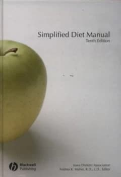 Image of Simplified Diet Manual by Iowa Dietetic Association Hardback