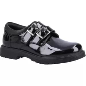 Image of Hush Puppies Girls Sunny Patent Junior School Shoes UK Size 1 (EU 33)