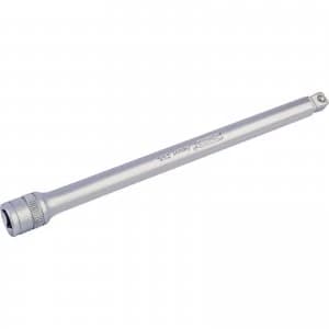 Image of Draper 3/8" Drive Satin Chrome Wobble Socket Extension Bar 3/8" 200mm