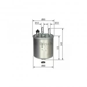 Image of Fuel filter Bosch F 026 402 081