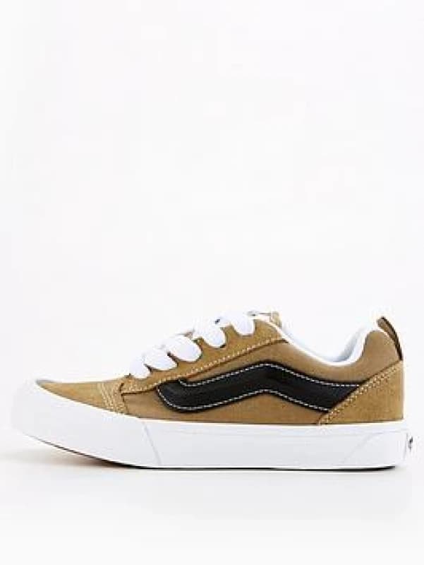 Image of Vans khaki knu skool Youth trainers Khaki UK 4 (EU 36½)