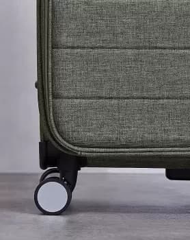 Image of Rock Luggage Lite Deluxe KZ30404 Cabin Charcoal Suitcase