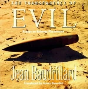 Image of The Transparency of Evil by Jean Baudrillard Paperback