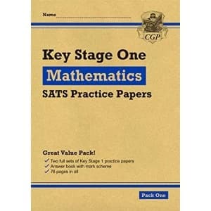 Image of New KS1 Maths SATS Practice Papers: Pack 1 (for the 2021 tests) Paperback / softback 2018