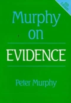 Image of Murphy on Evidence by Peter Murphy Book