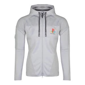Image of Sony - Ps One Logo Mens Large Hoodie - Grey
