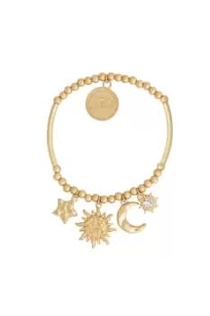 Image of Gold 'Cielo' Charm Ball Bracelet