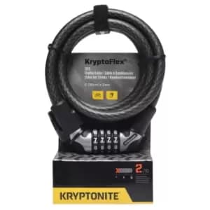 Image of Kryptonics KryFlex 1218 Combination Lock - Black