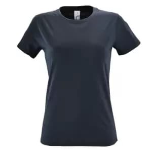 Image of SOLS Womens/Ladies Regent Short Sleeve T-Shirt (XL) (Mouse Grey)