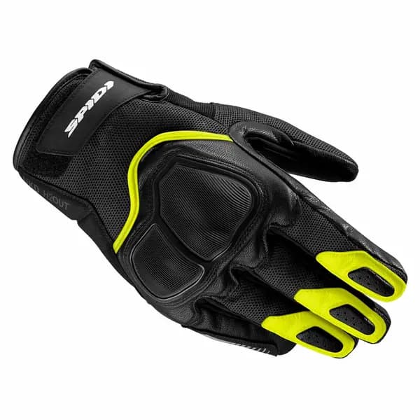 Image of Spidi NKD H2OUT Gloves Yellow Fluo Size 2XL