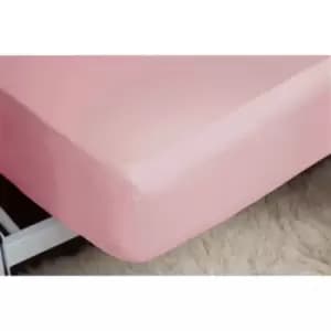 Image of Easy Care Fitted Sheet Single 15" Box Blush