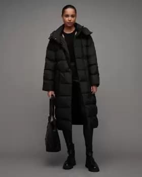 Image of AllSaints Allana Recycled Relaxed Puffer Jacket