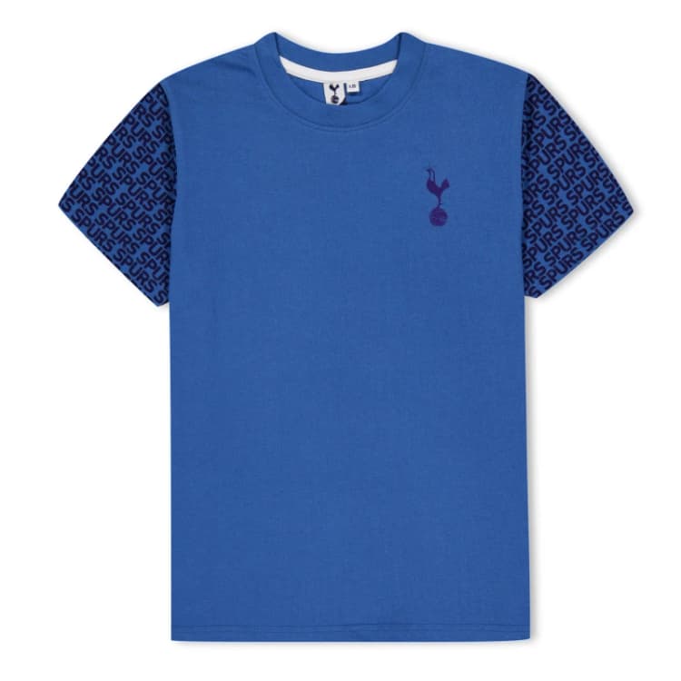 Image of Source Lab Tottenham Hotspur Graphic T-Shirt Juniors - Blue Blue 7 - 8 Years