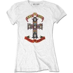 Image of Guns N' Roses - Appetite for Destruction Womens Large T-Shirt - White