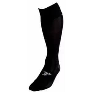 Image of Precision Unisex Adult Pro Plain Football Socks (7 UK-11 UK) (Black)