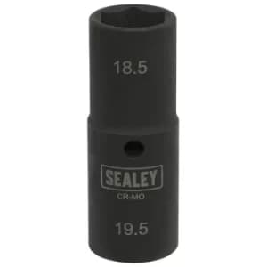 Image of Sealey SX1819 Deep Impact Socket 1/2"Sq Drive Double Ended 18.5/19.5mm