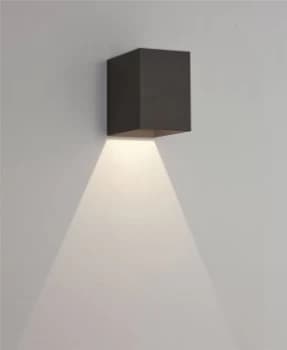 Image of LED 1 Light Outdoor Wall Light Black IP65