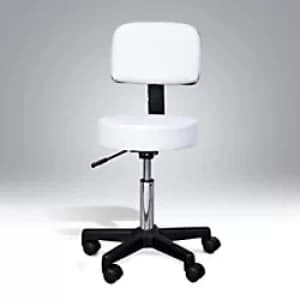 Image of Homcom Massage Beauty Salon Spa Stool Swivel White
