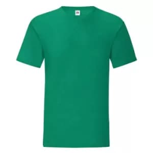 Image of Fruit Of The Loom Mens Iconic T-Shirt (XL) (Heather Green)