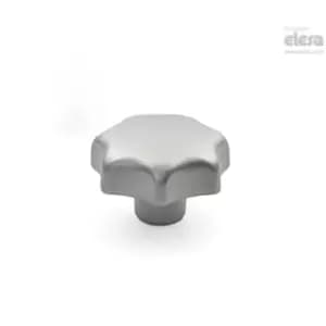Image of ELESA Lobe knob-DIN 6336-NI-63-M12-E