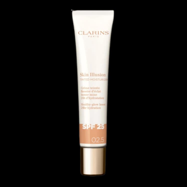 Image of Clarins Skin Illusion Tinted Moisturiser SPF25 40ml 02.5
