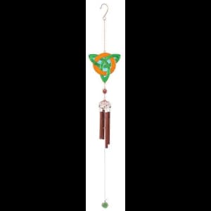 Image of Orange and Green Pendant Windchime