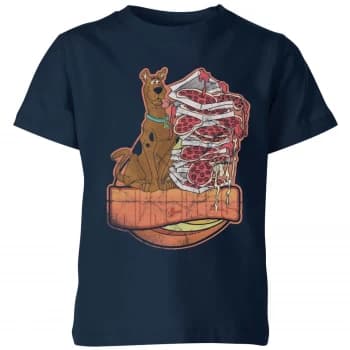 Image of Scooby Doo Munchies Kids T-Shirt - Navy - 11-12 Years