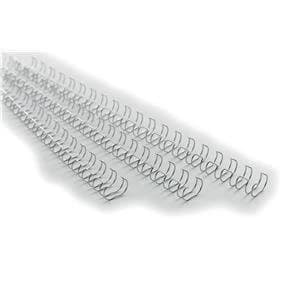 Image of Original GBC Binding Wire Elements 21 Loop 85 Sheets 10mm Silver for A4 1 x Pack of 100 Binding Wires