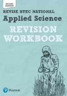 Image of Pearson REVISE BTEC National Applied Science Revision Workbook - 2023 and 2024 exams and assessments