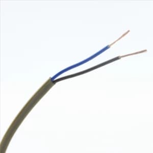 Image of Zexum 0.5mm 2 Core PVC Flex Cable Gold Flat 2192Y - 1 Meter