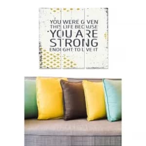 Image of MDF312893732 Multicolor Decorative MDF Painting (3 Pieces)