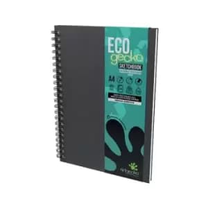 Image of Eco Gecko All Media Wirebound Sketchbook Portrait 40 Sheet A4 GECRE102