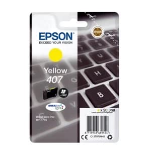 Image of Epson Keyboard 407 Yellow Ink Cartridge